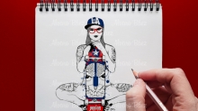 Dibujo-mujer