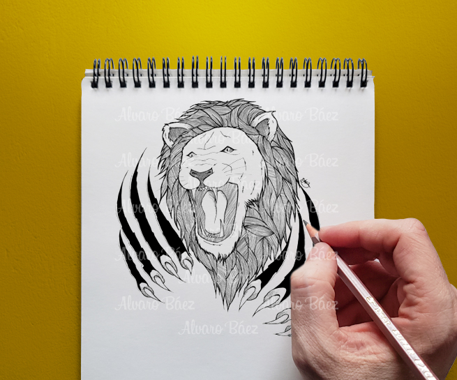 Dibujo-rugido